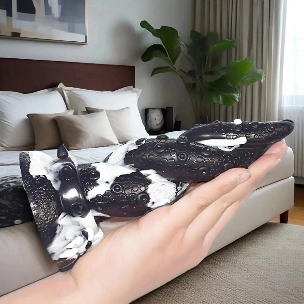 Black and white octopus tentacle fantasy dildo, photo 8