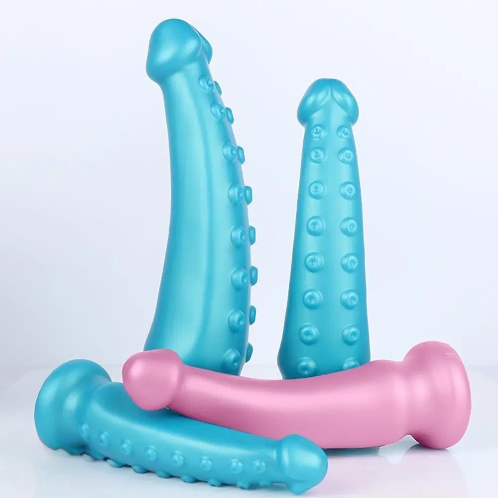 Ribbed tentacle fantasy dildo, photo 2