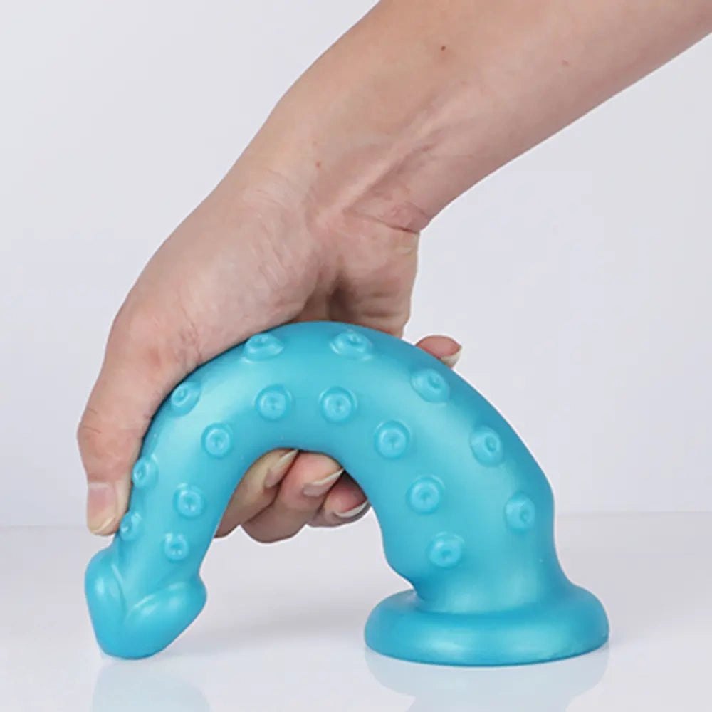 Ribbed tentacle fantasy dildo, photo 3