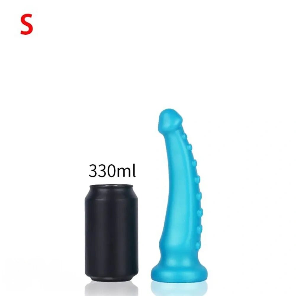 Ribbed tentacle fantasy dildo, photo 4
