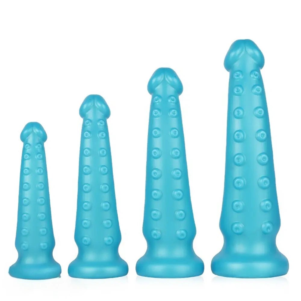 Ribbed tentacle fantasy dildo, photo 7