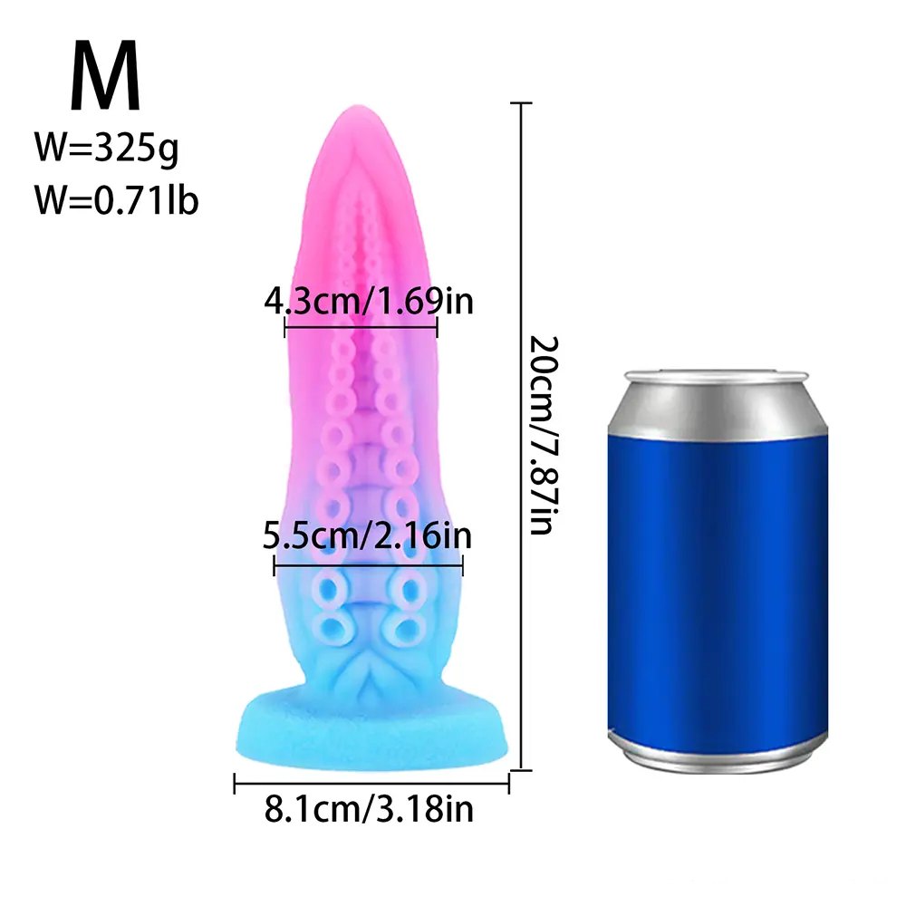 #1 blue purple tentacle fantasy dildo