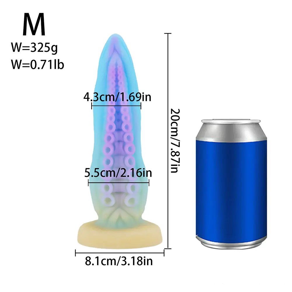 #2 blue purple tentacle fantasy dildo