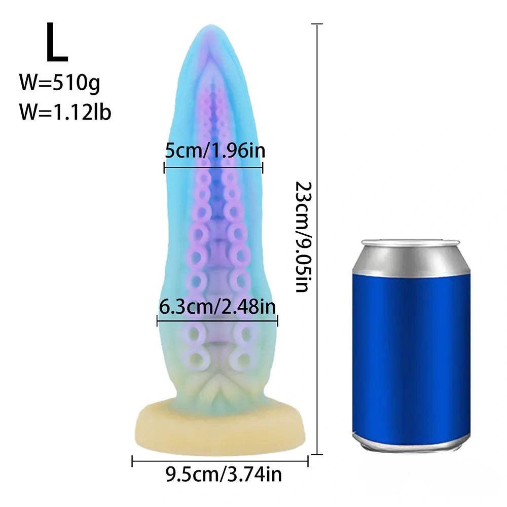#2 blue purple tentacle fantasy dildo