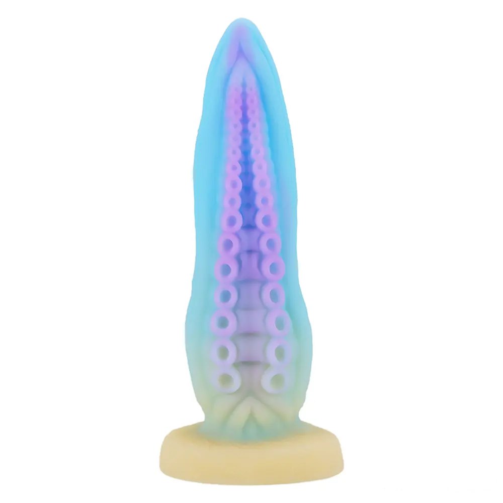 Blue purple tentacle fantasy dildo, photo 1