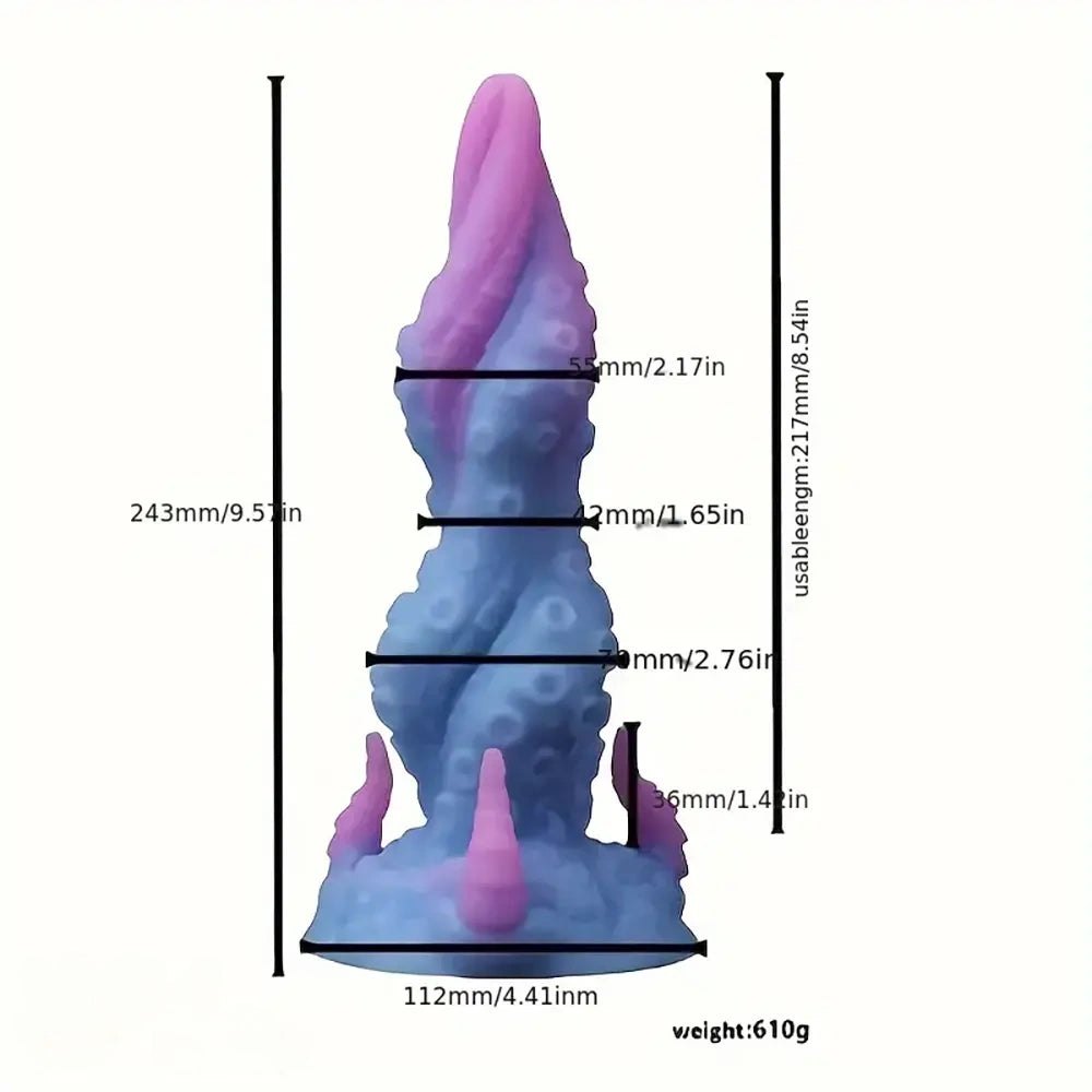 Octopus tentacle fantasy dildo, photo 3