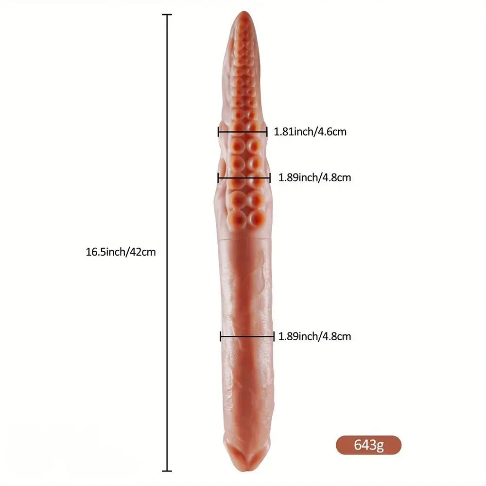Brown octopus tentacle dildo, photo 5