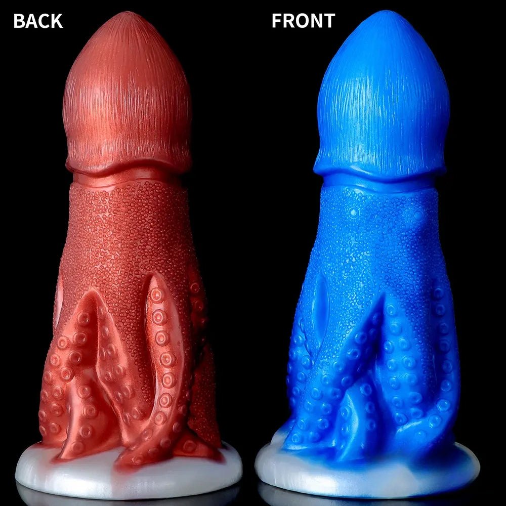 Octopus tentacle silicone fantasy dildo, photo 2