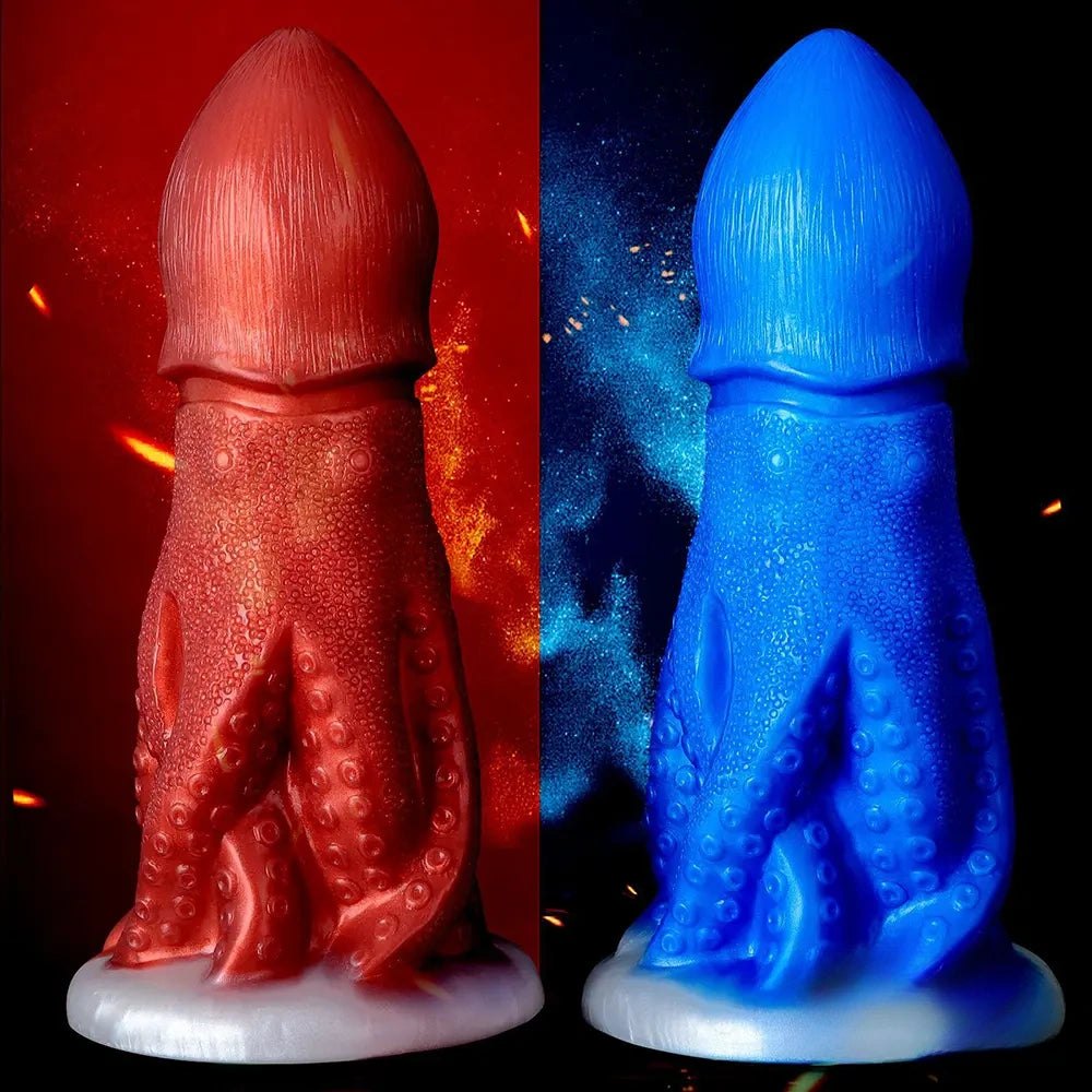 Octopus tentacle silicone fantasy dildo, photo 3