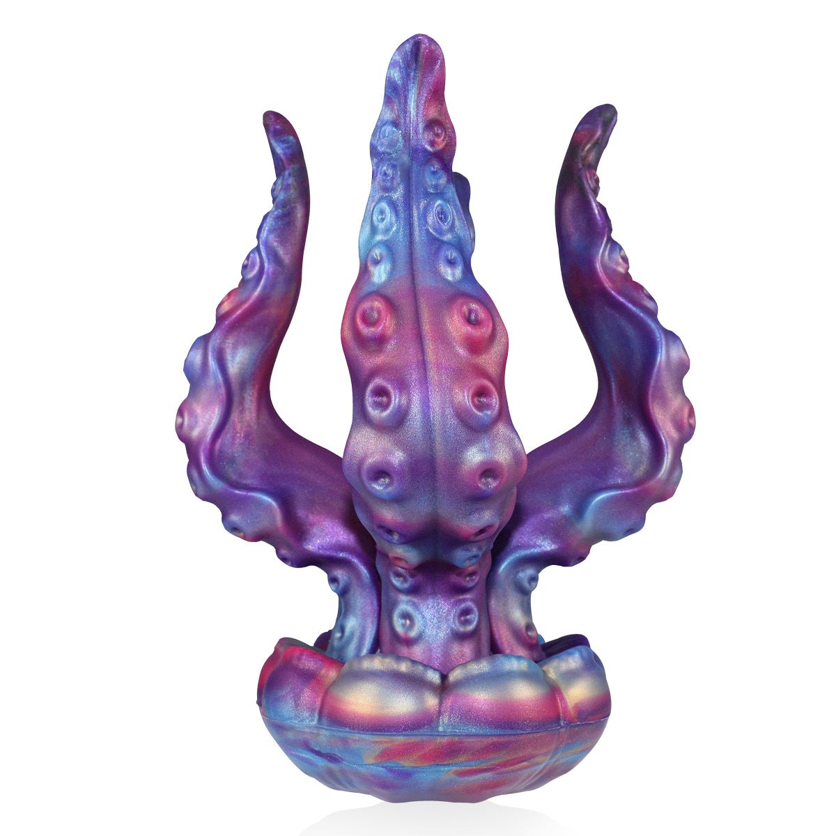 Purple tentacle-textured jellyfish anal plug, photo 8
