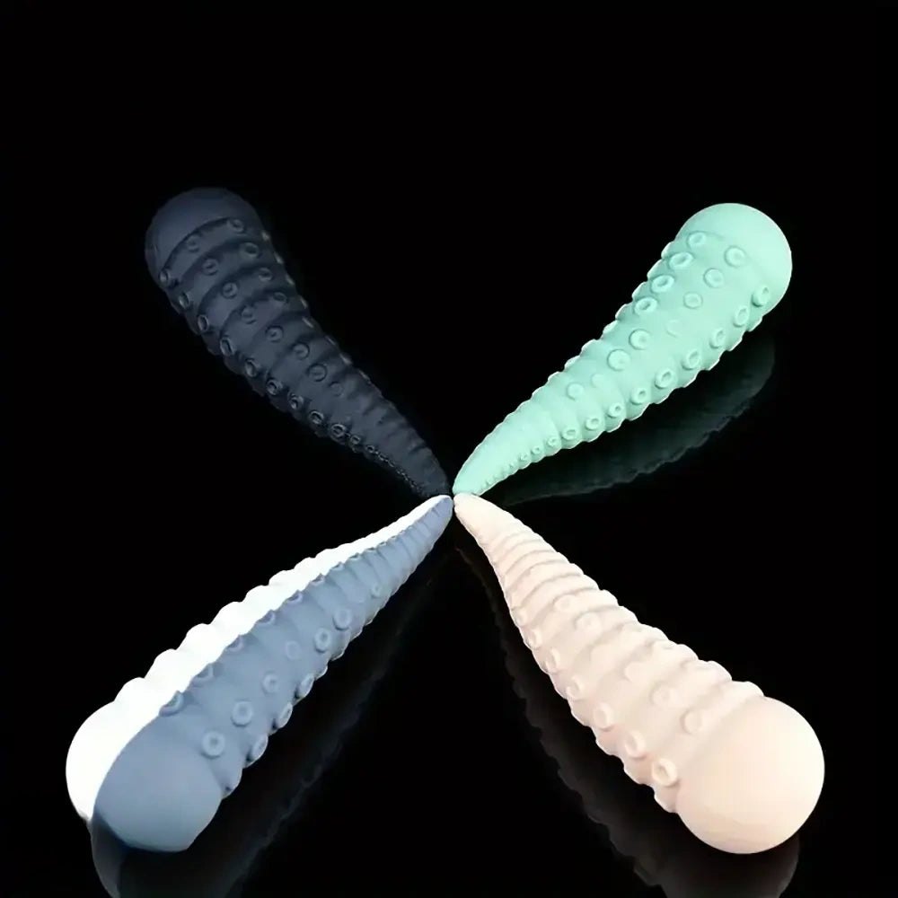 Ribbed silicone octopus tentacle dildo, photo 8