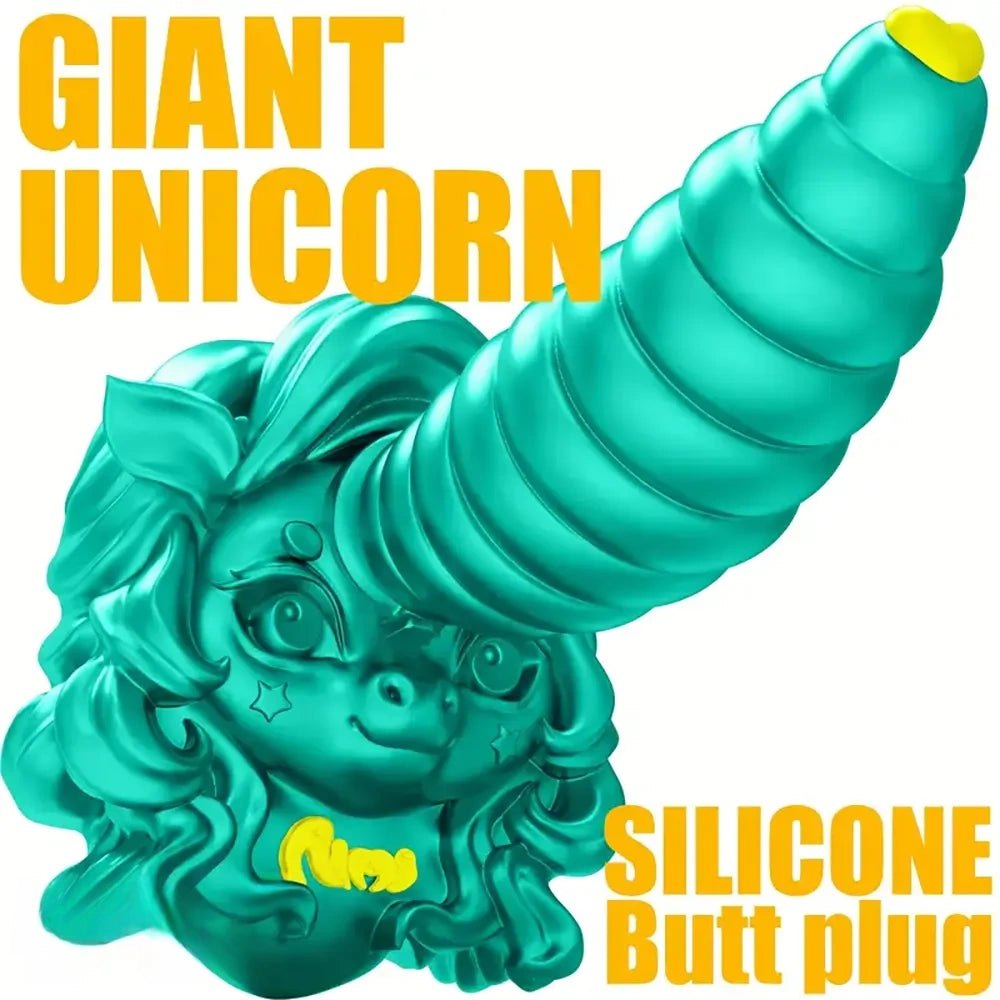 Green odd shaped fantasy silicone dildo, photo 1