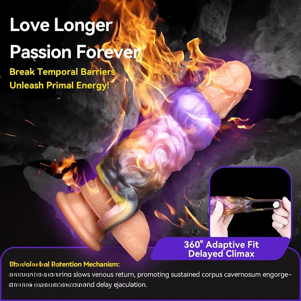 Purple and orange fantasy creature sleeve, photo 10