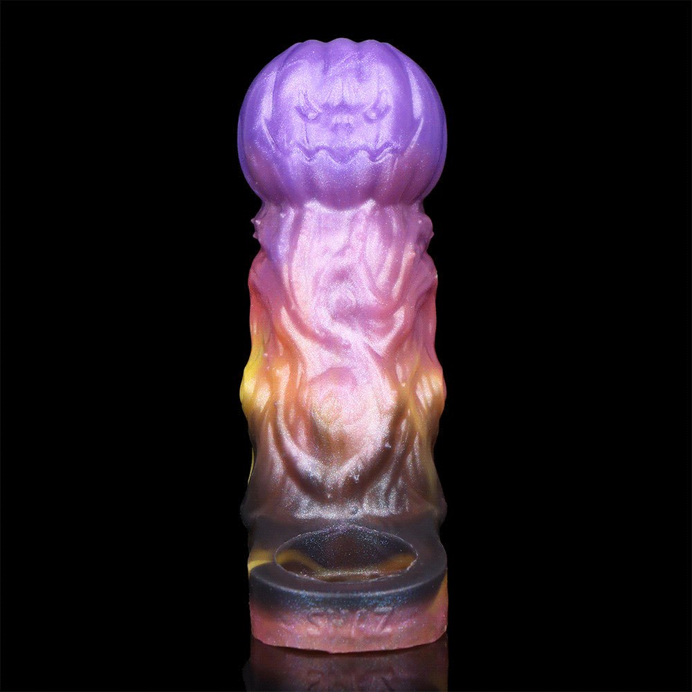 Purple and orange fantasy creature sleeve, photo 2