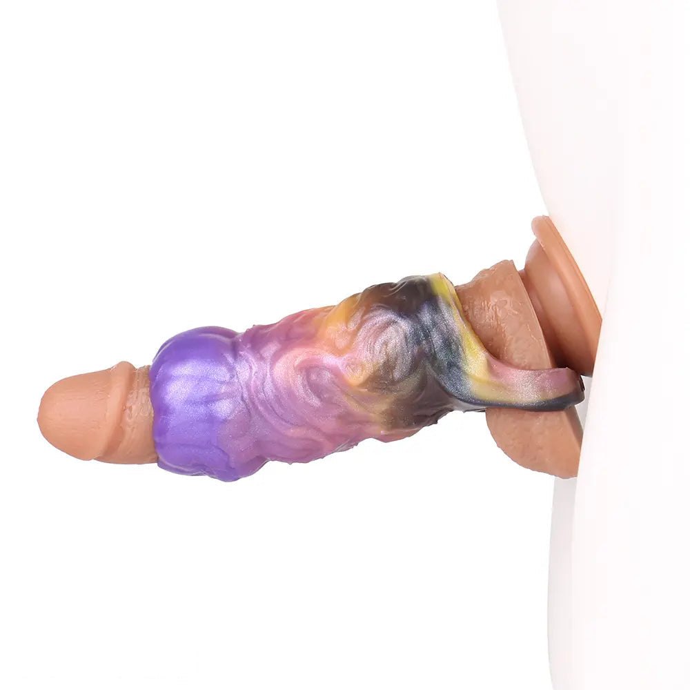 Purple and orange fantasy creature sleeve, photo 5