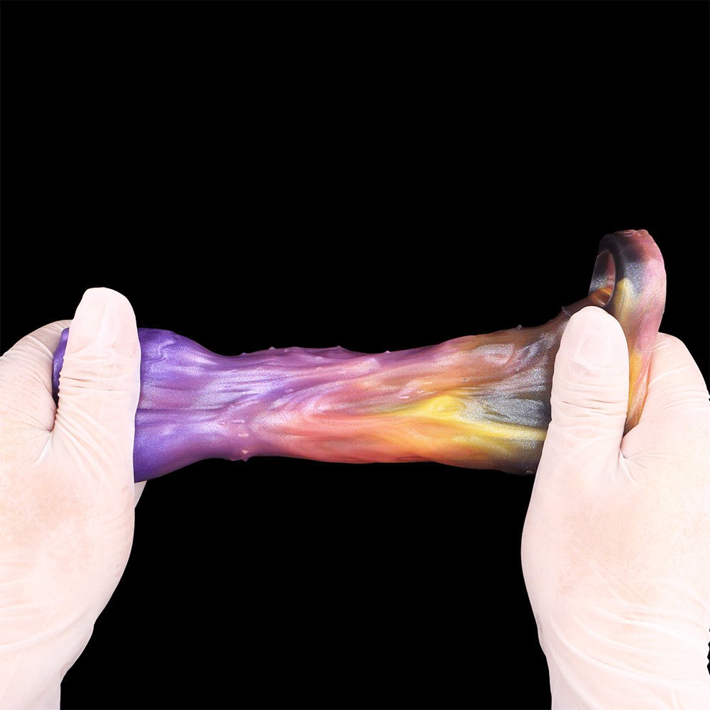 Purple and orange fantasy creature sleeve, photo 6