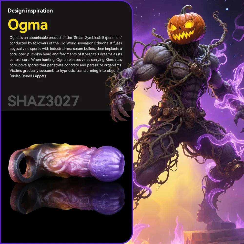 Purple and orange fantasy creature sleeve, photo 8