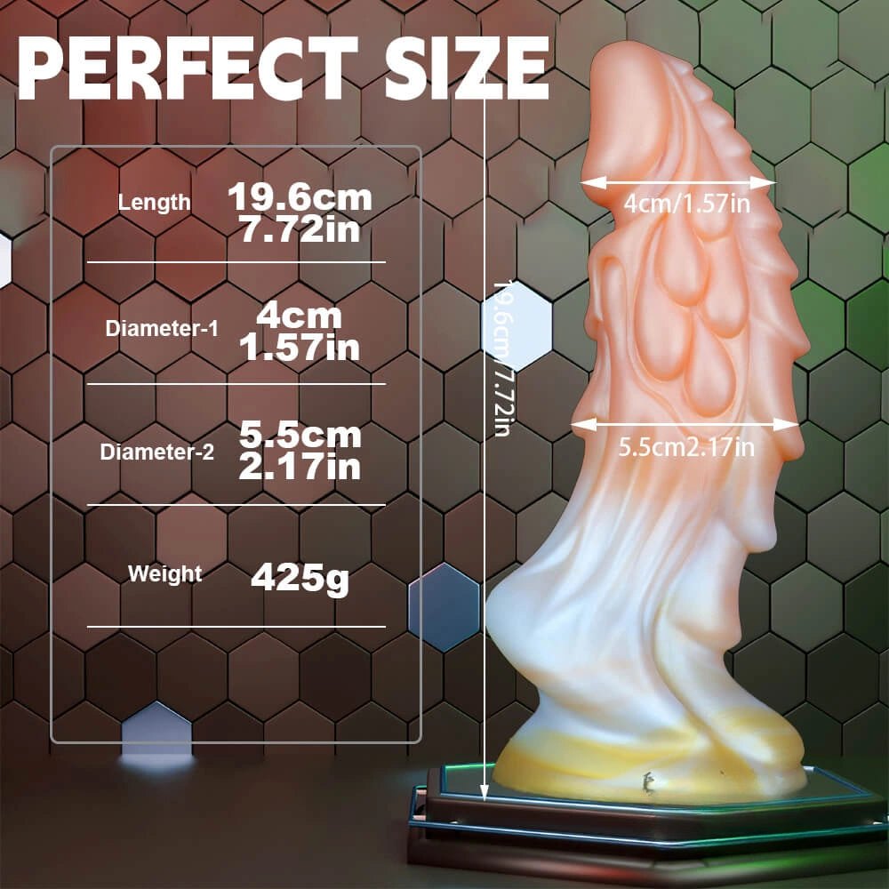 #2 ridged dragon fantasy dildo