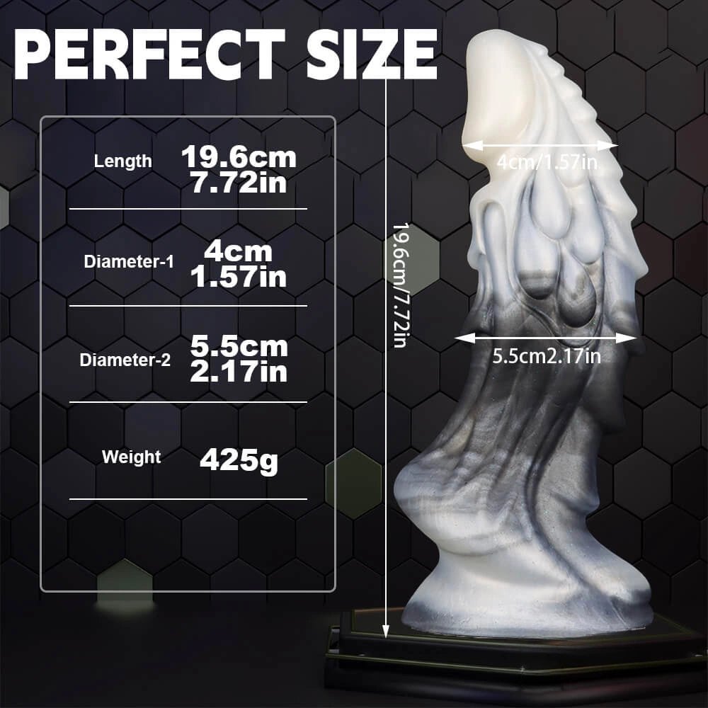 #4 ridged dragon fantasy dildo