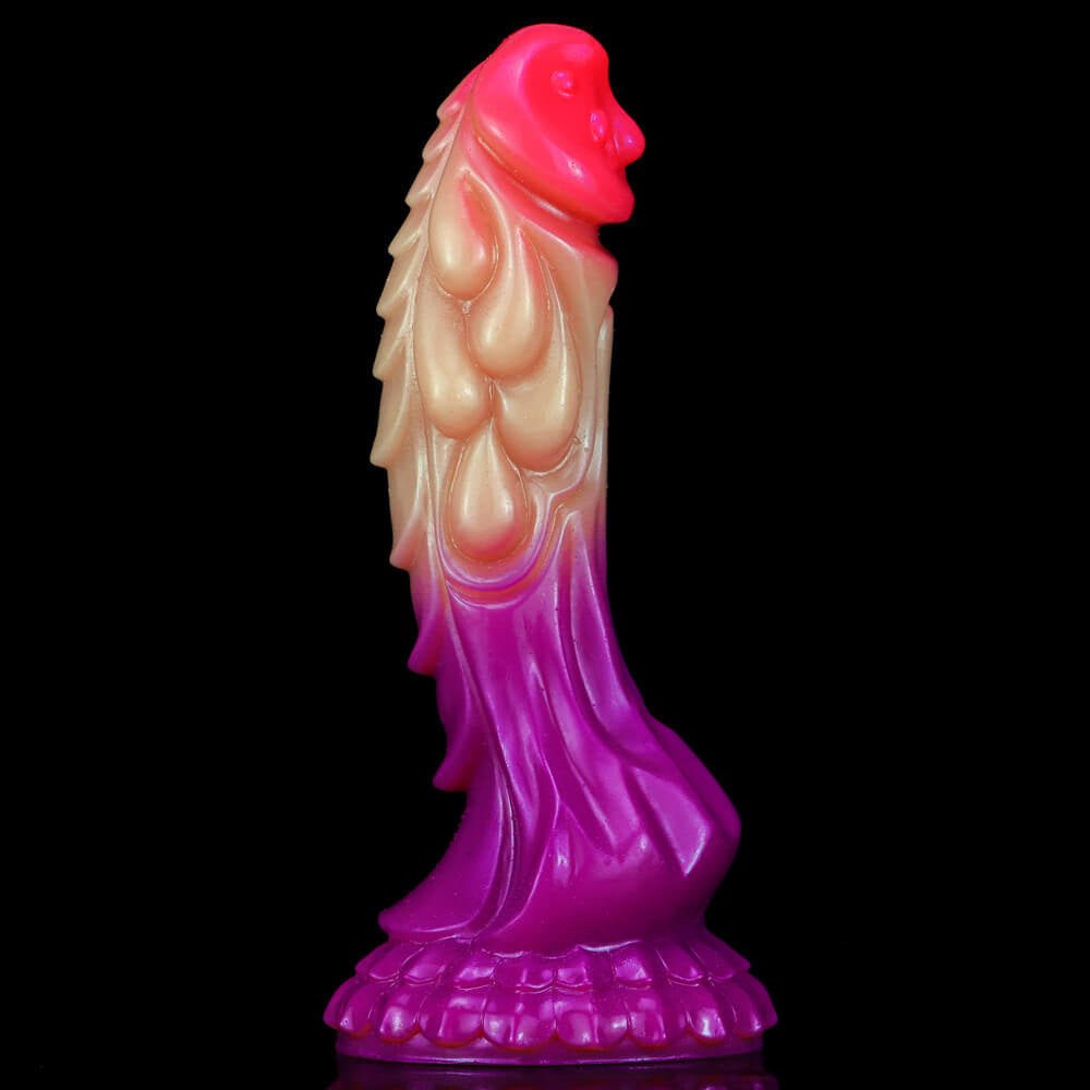 Ombre Purple ombre dragon fantasy silicone dildo