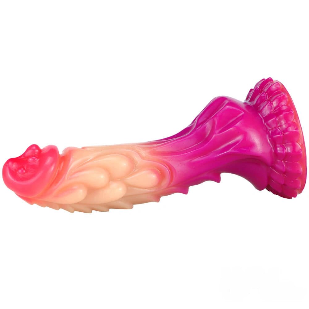 Ombre dragon fantasy silicone dildo, photo 11