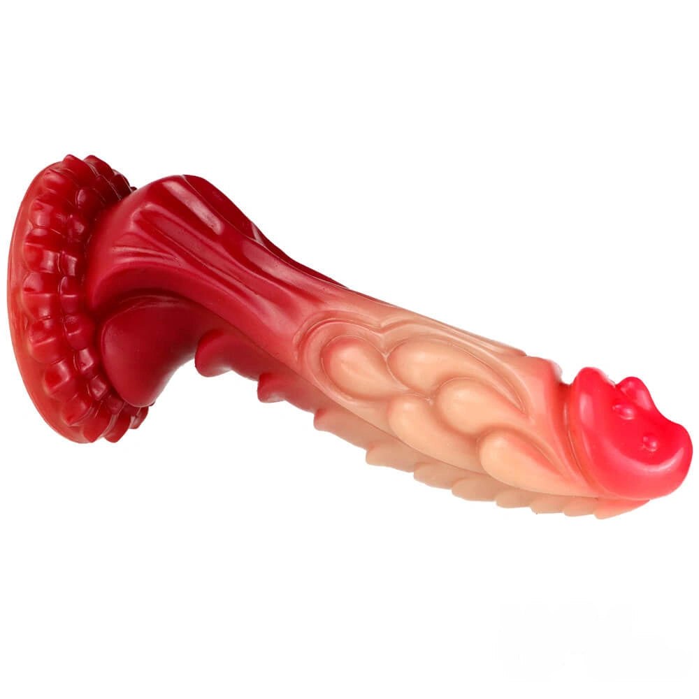 Ombre dragon fantasy silicone dildo, photo 9