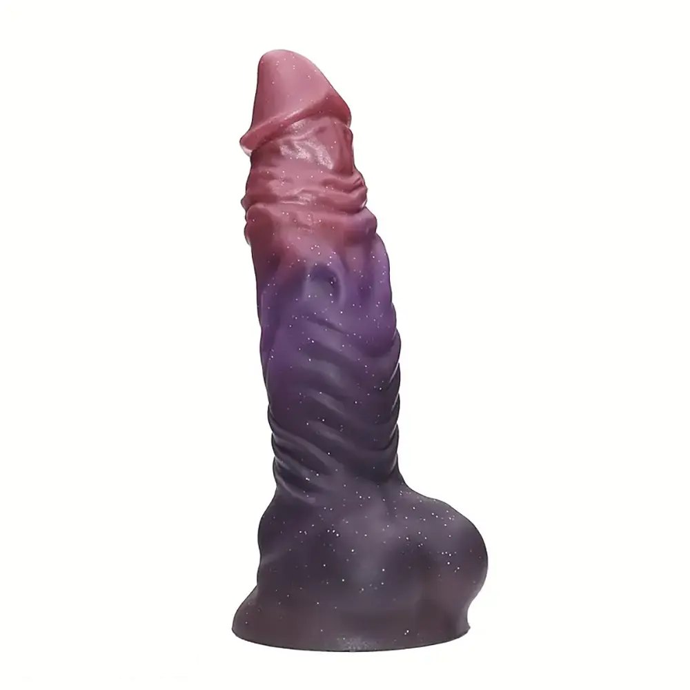 Purple ombre fantasy monster dildo, photo 1