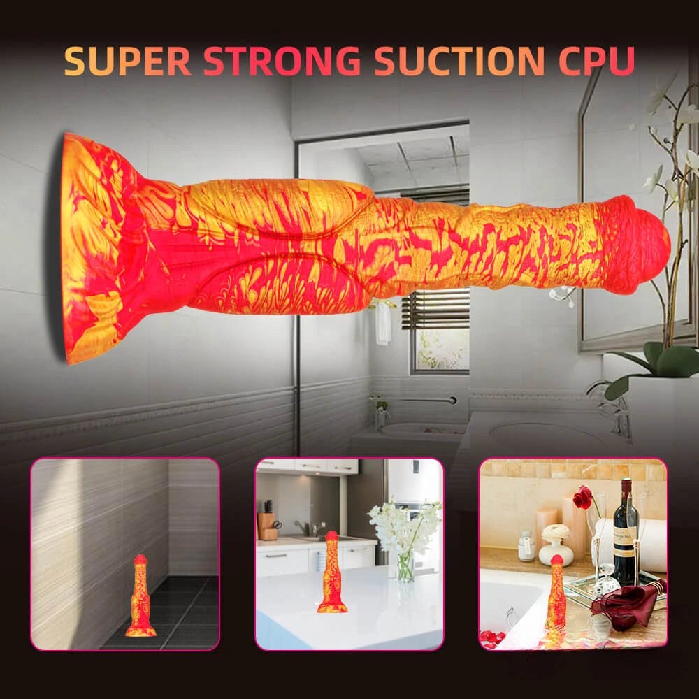 Ombre marbled horse style dildo, photo 15