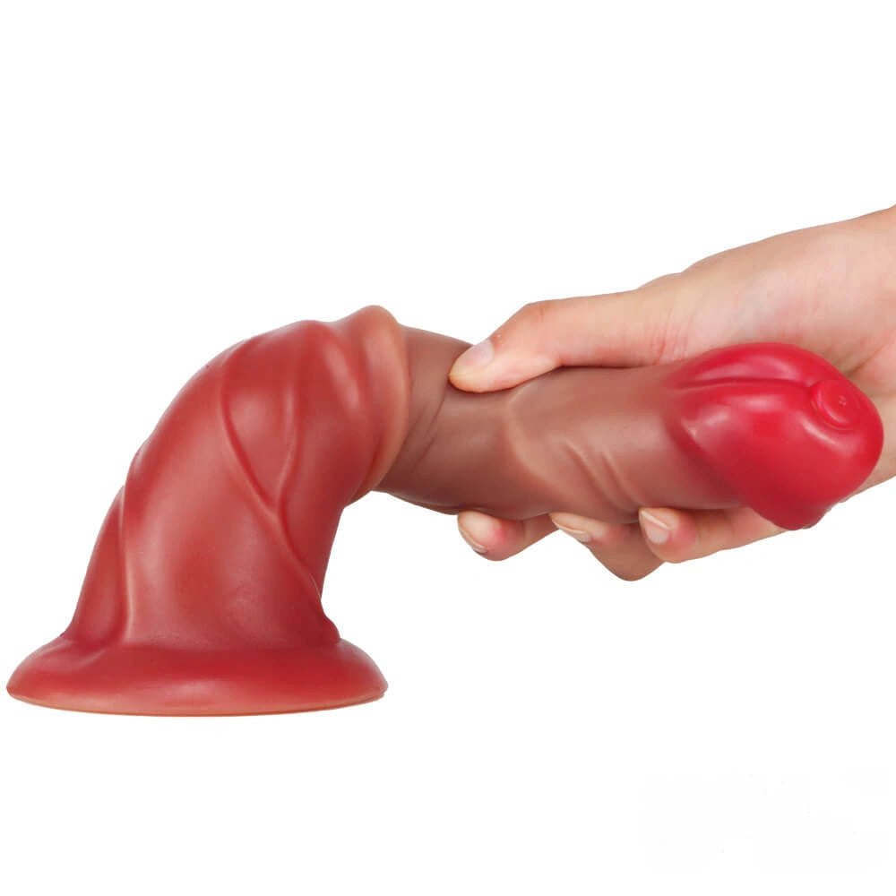 Ombre horse shaped liquid silicone dildo, photo 5