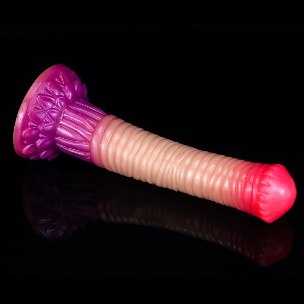 Ombre Purple ombre horse-style dildo