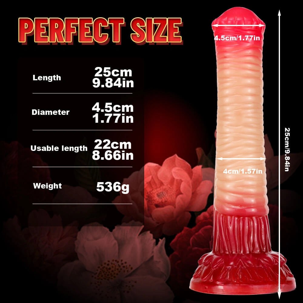 Ombre horse-style dildo, photo 2