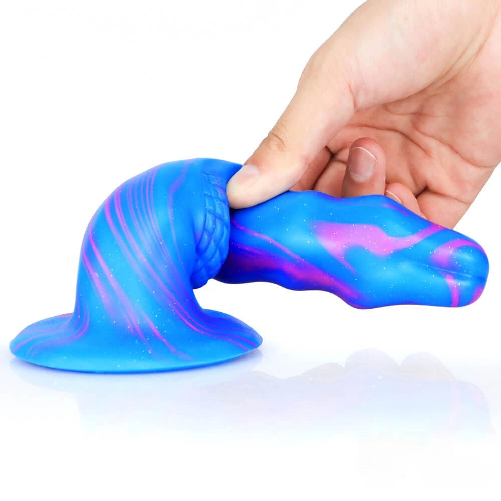 Color shift knotted animal dildo, photo 5