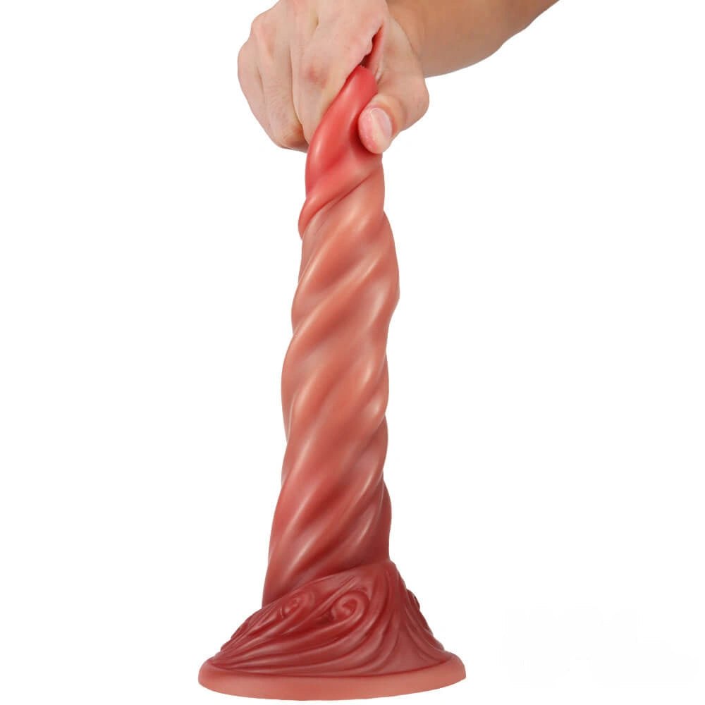 Ombre liquid silicone fantasy dildo, photo 3