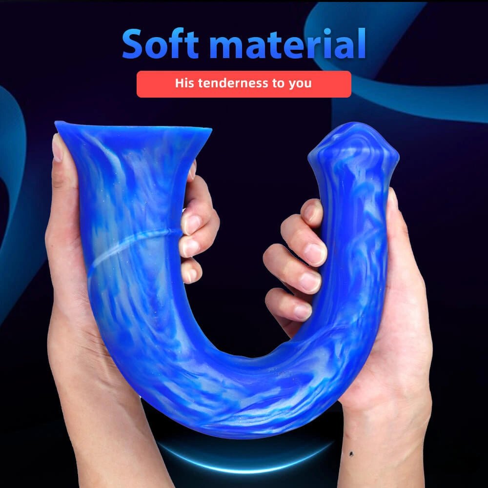 Ombre silicone butt plug, photo 2