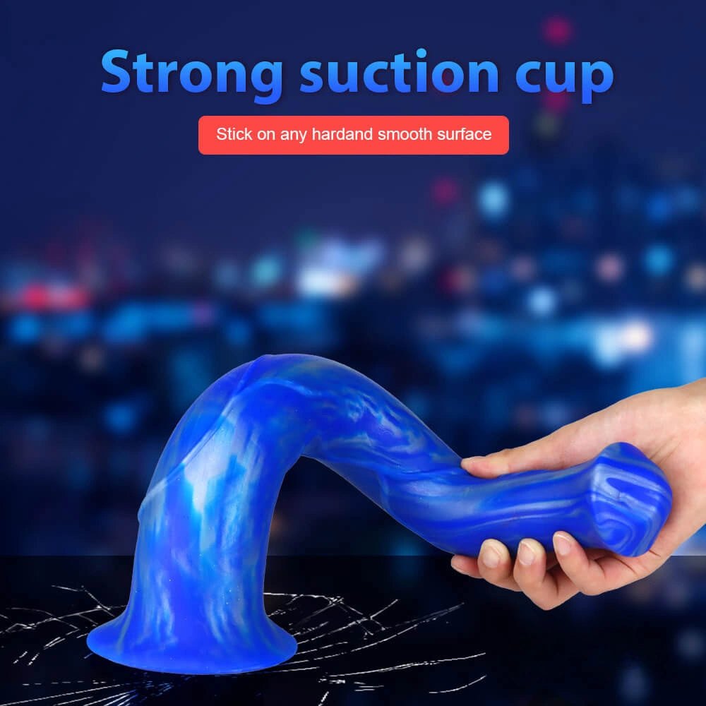 Ombre silicone butt plug, photo 3