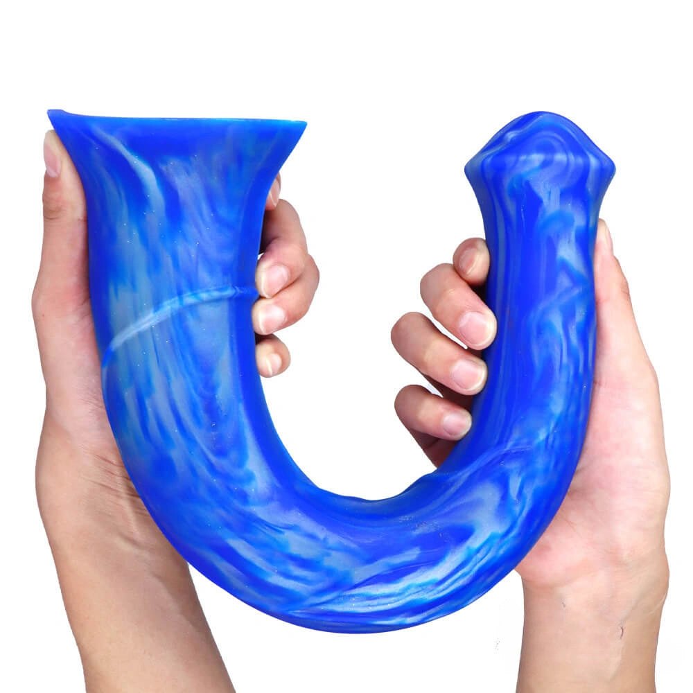 Ombre silicone butt plug, photo 4