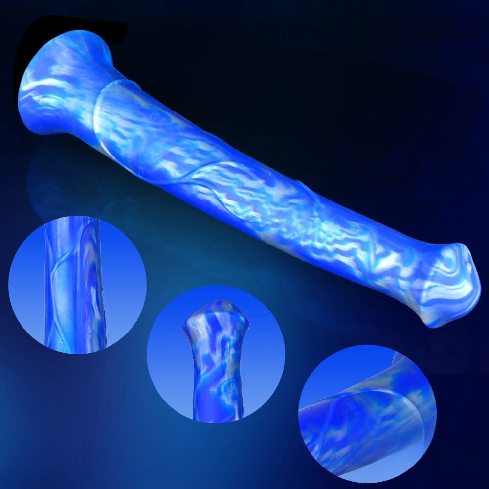 Ombre silicone butt plug, photo 5