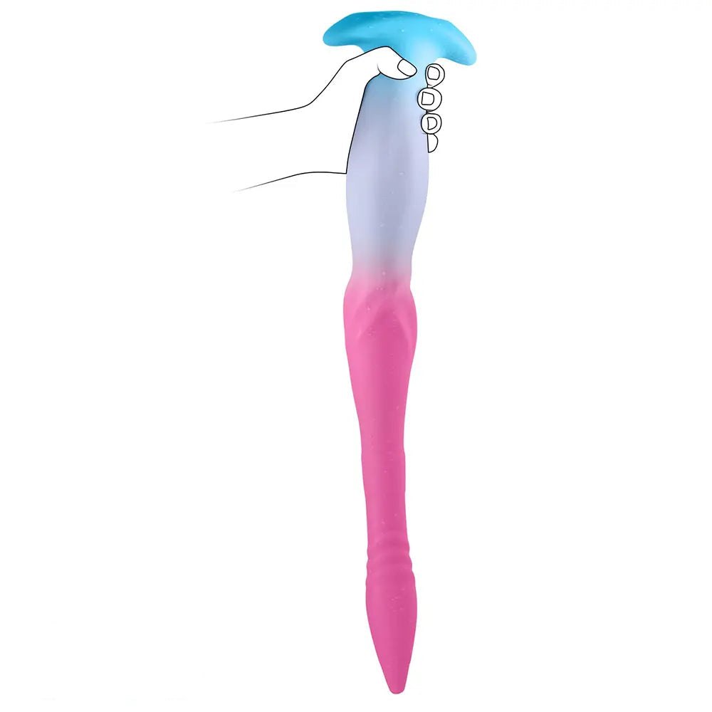 Pastel ombre fantasy dildo, photo 3