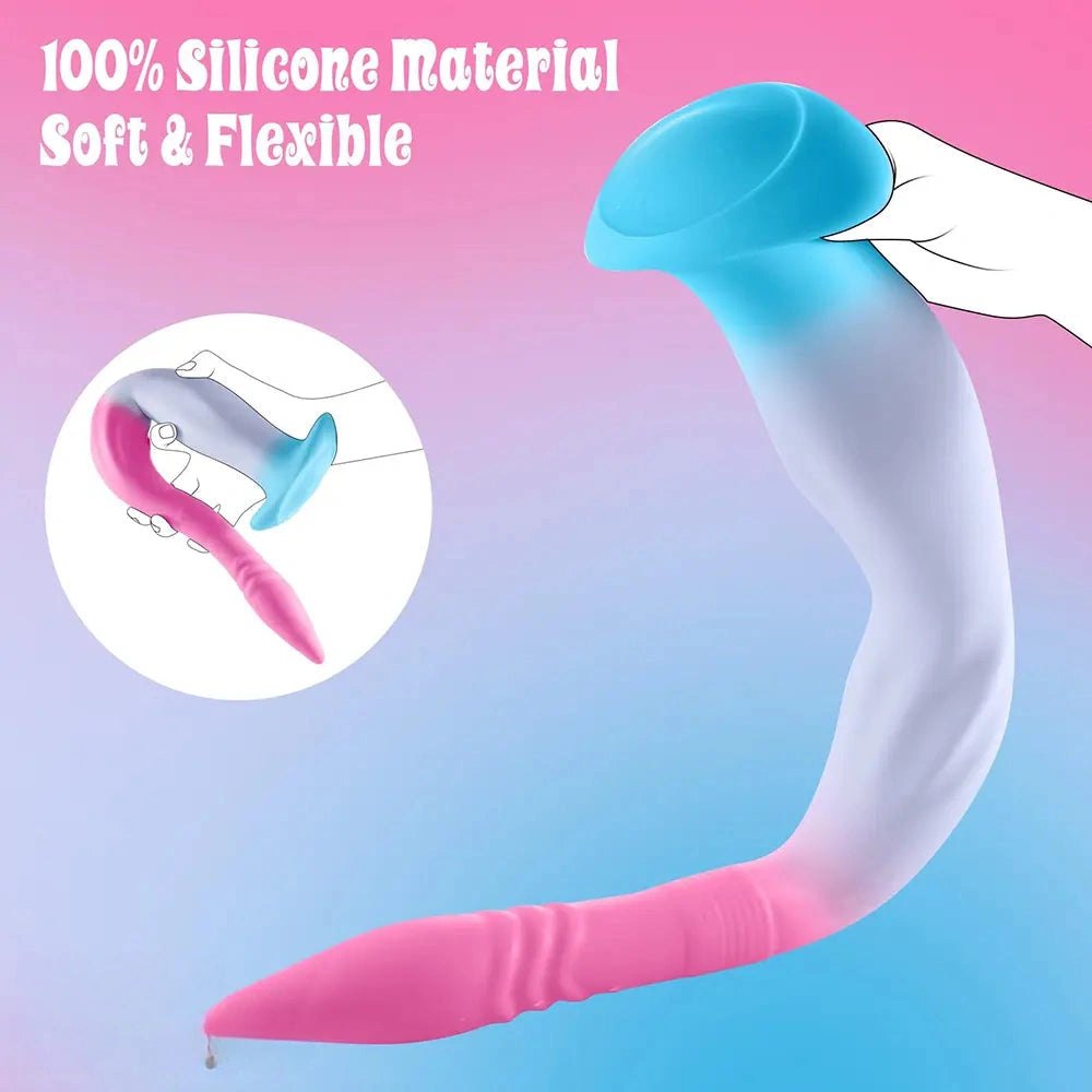 Pastel ombre fantasy dildo, photo 5
