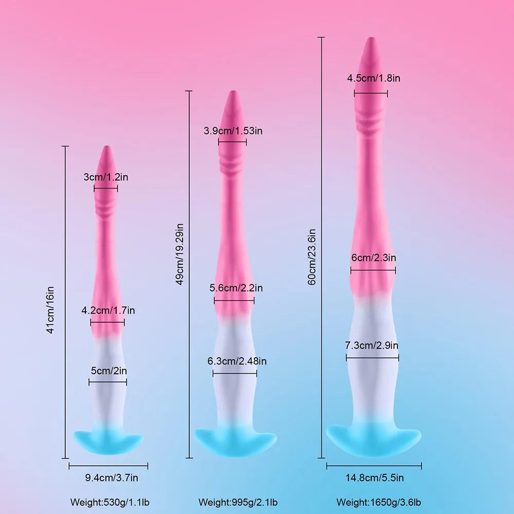 Pastel ombre fantasy dildo, photo 8