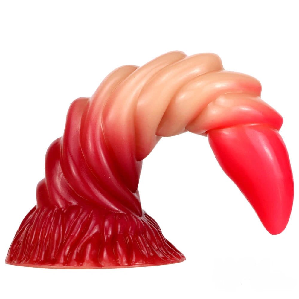 Ombre spiral fantasy dildo, photo 15
