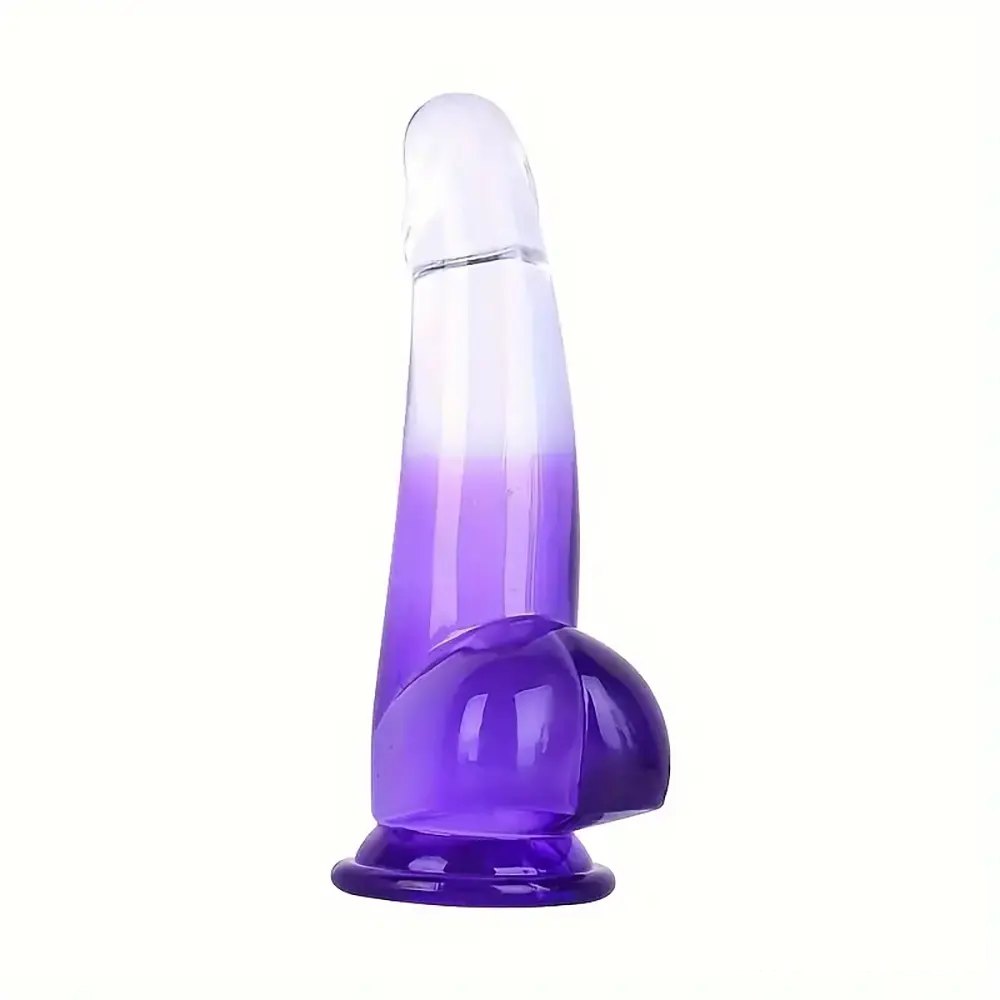 Ombre suction cup realistic dildo, photo 1