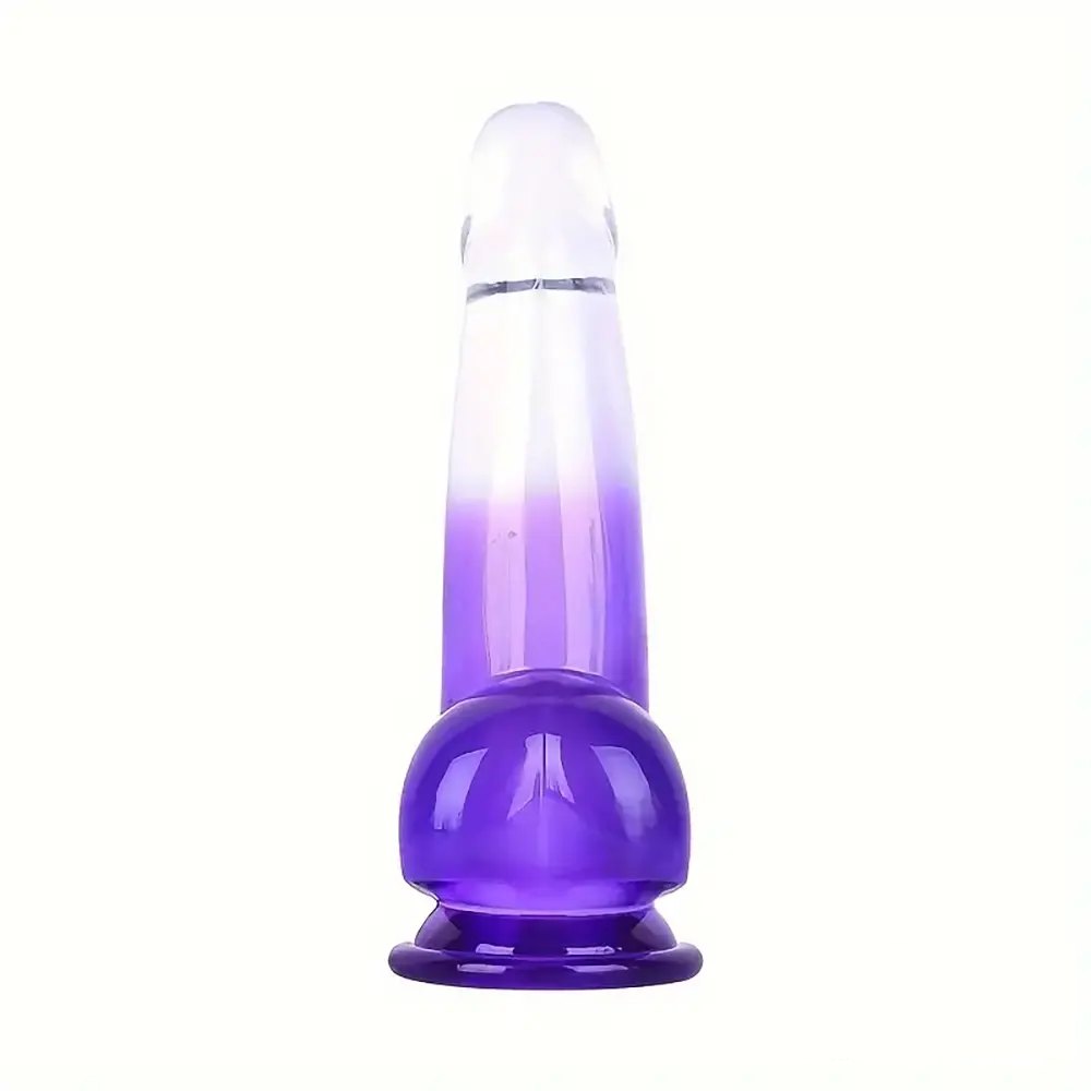 Ombre suction cup realistic dildo, photo 3