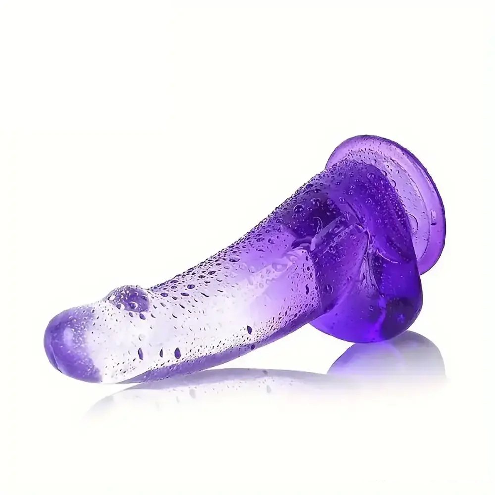 Ombre suction cup realistic dildo, photo 4