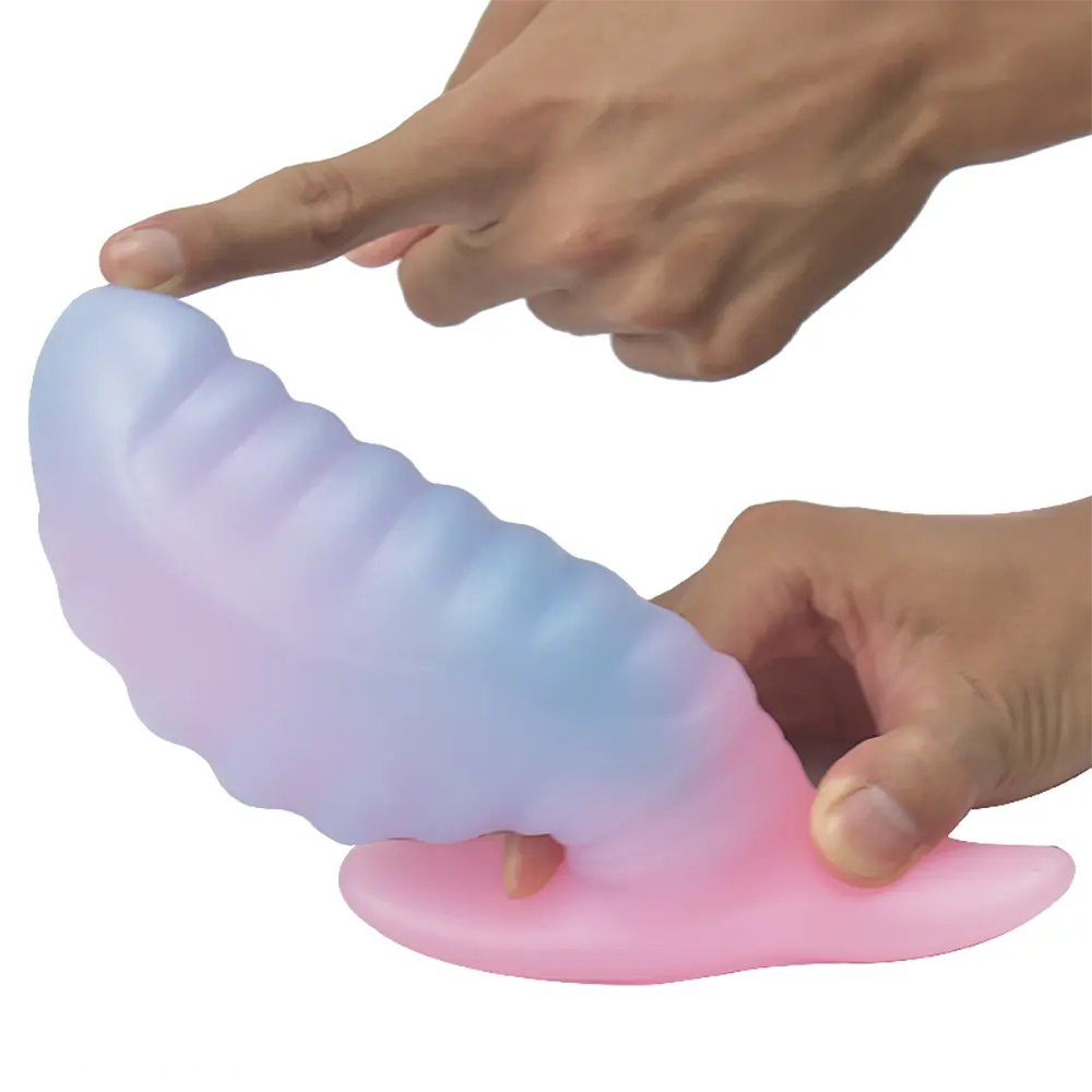 Silicone swirl texture butt plug, photo 3