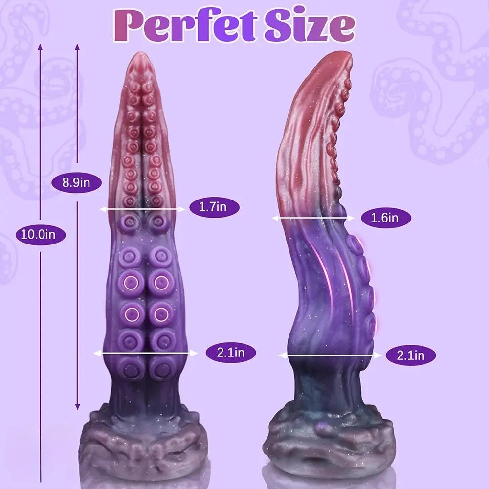 Ombre tentacle fantasy dildo, photo 15