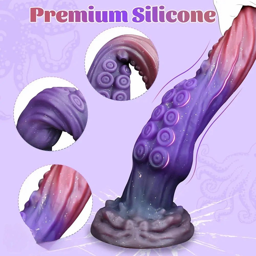 Ombre tentacle fantasy dildo, photo 4