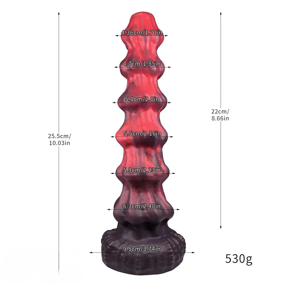 #1 ridged silicone fantasy tentacle dildo