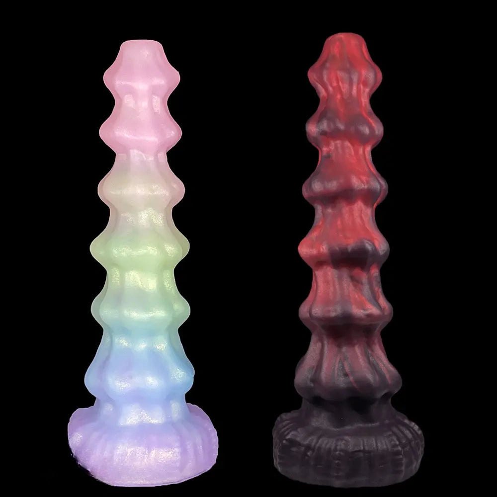 Ridged silicone fantasy tentacle dildo, photo 2