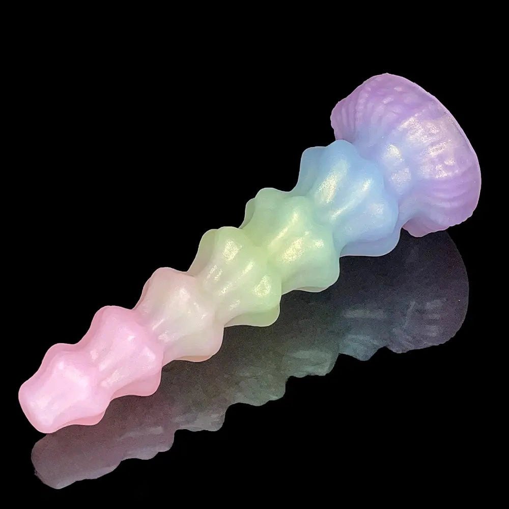 Ridged silicone fantasy tentacle dildo, photo 6